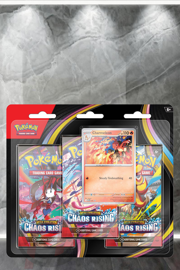 Pokemon - TCG - Chaos Rising Three Booster Blister
