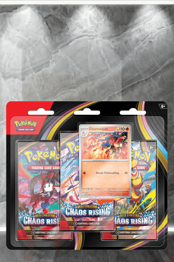 Pokemon - TCG - Chaos Rising Three Booster Blister