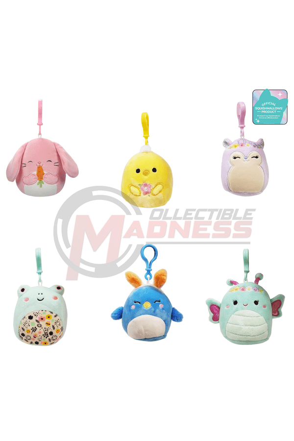 SQUISHMALLOWS 3.5" Clip-Ons EASTER Assortment - 2024