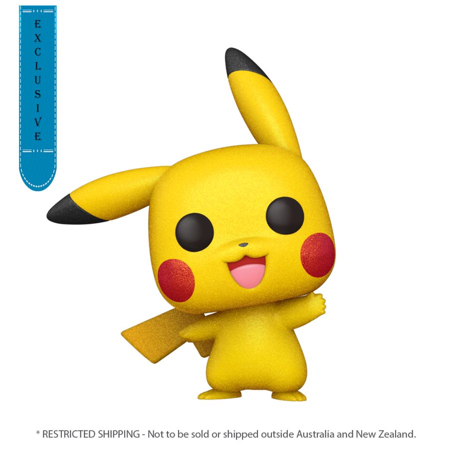 Pokemon - Pikachu Waving Diamond Glitter US Exclusive Pop! - 553