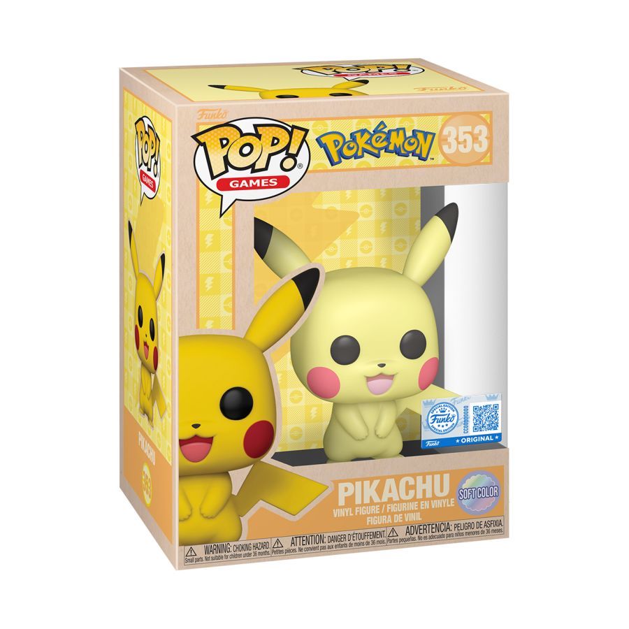 Pokemon - Pikachu (Pastel) Exclusive Pop! Vinyl [RS] - 353