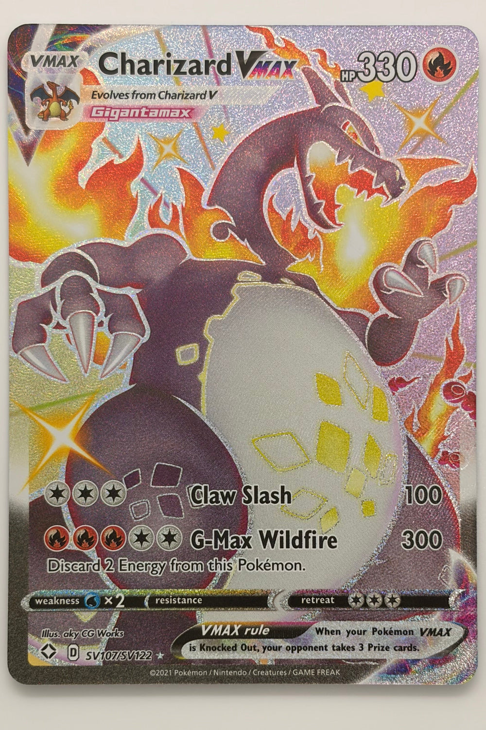Charizard VMAX SV107/SV122 Shining Fates NM