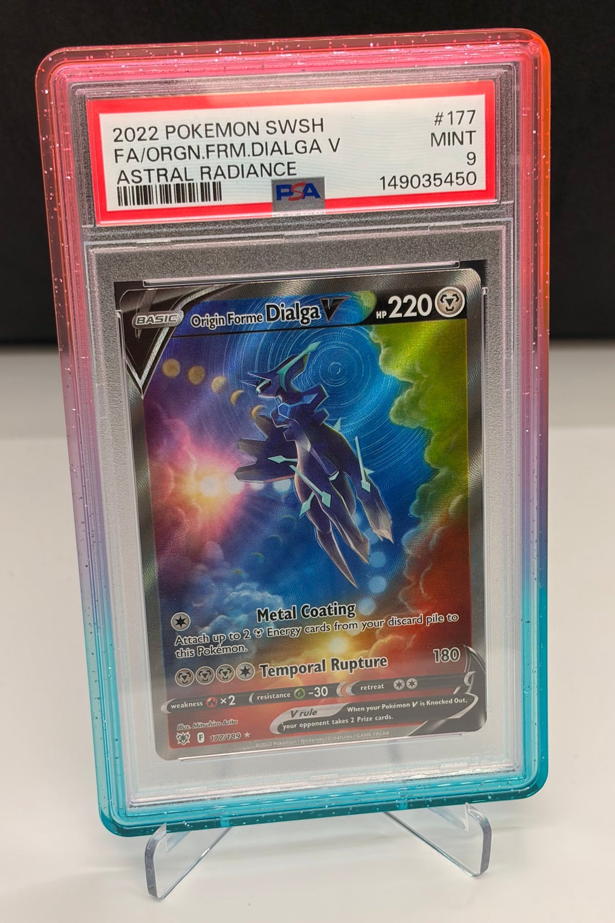 PSA 9 Dialga V 177/189 - Astral Radiance - Alternate Art