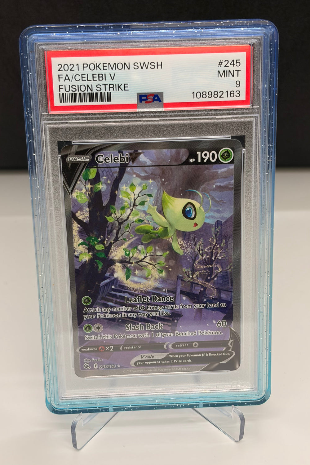 PSA 9 Celebi V 245/264 - Fusion Strike - Alternate Art