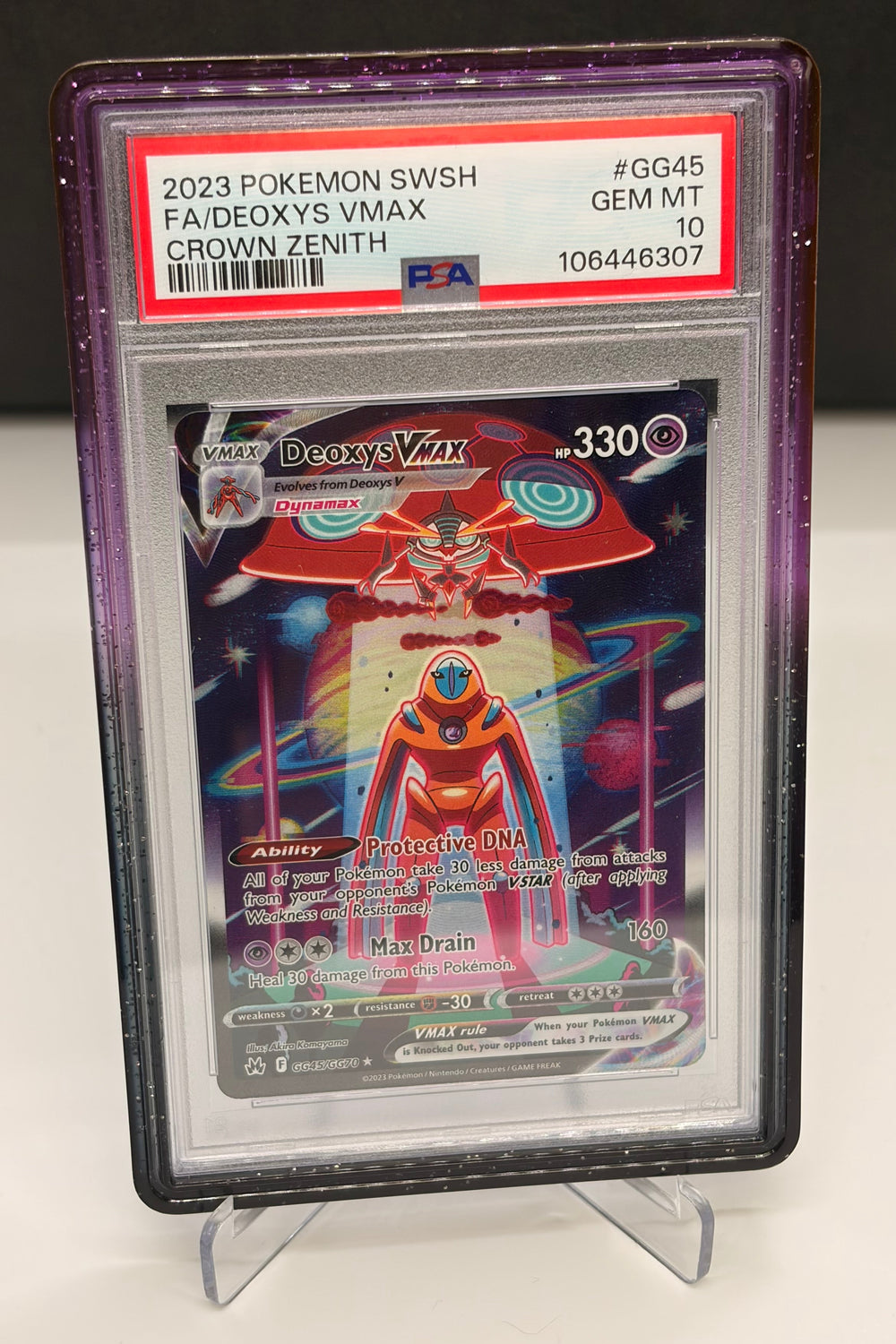 PSA 10 Deoxys GG45/GG70 - Crowth Zenith - Trainer Gallery