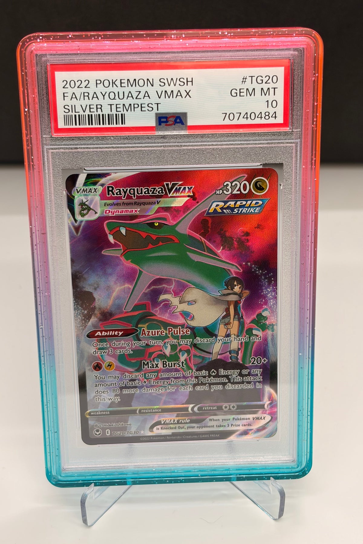 PSA 10 Rayquaza VMAX TG20/TG30 - Silver Tempest - Trainer Gallery