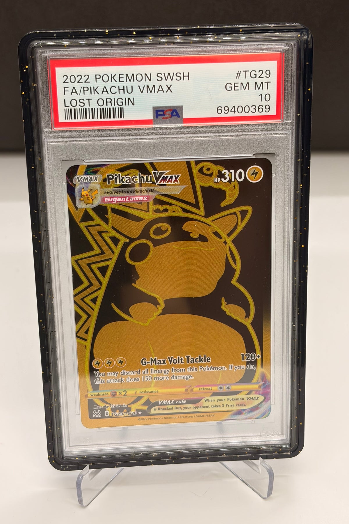 PSA 10 Pikachu VMAX TG29/TG30 - Lost Origin - Trainer Gallery