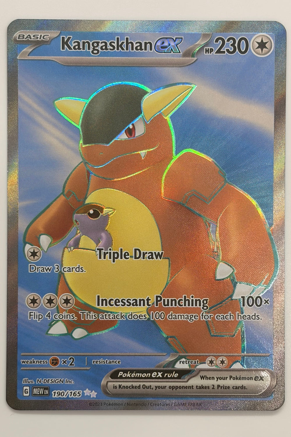 190/165 Kangaskhan ex - Ultra Rare