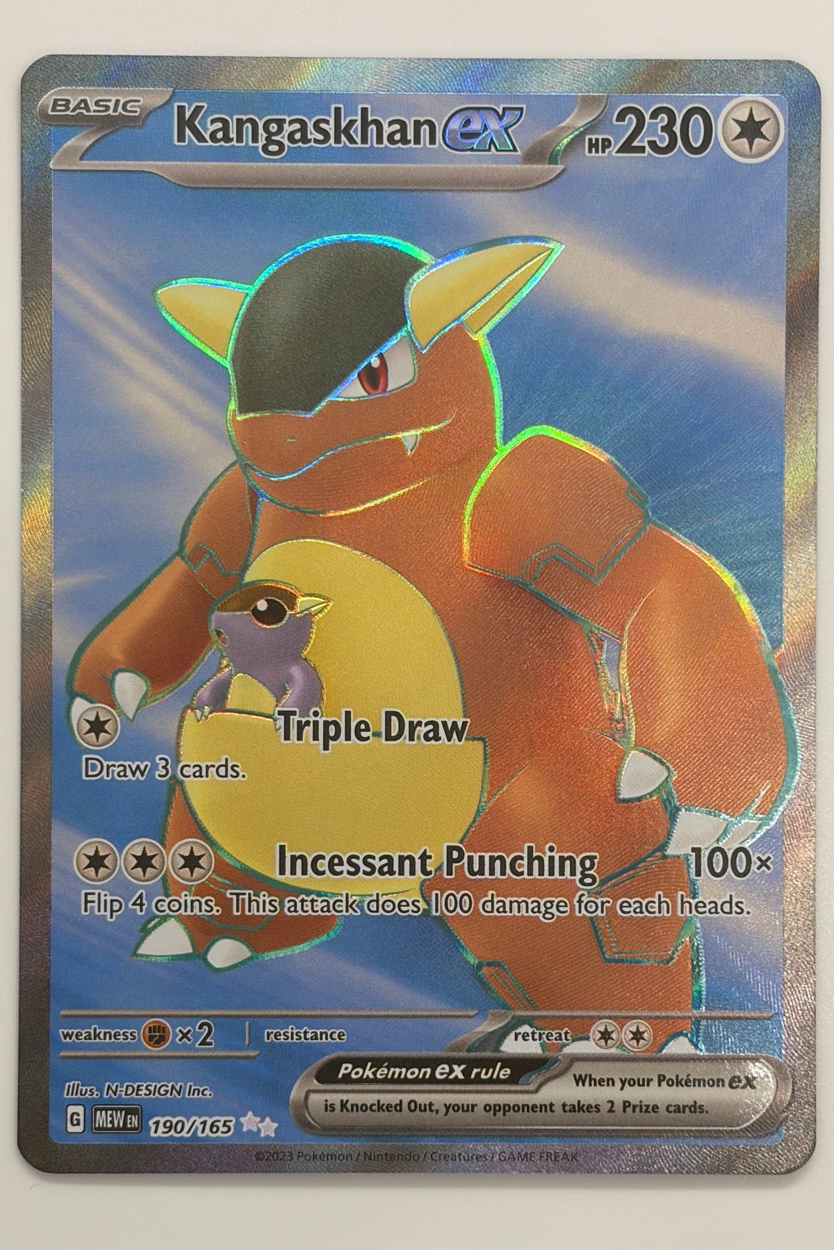 190/165 Kangaskhan ex - Ultra Rare