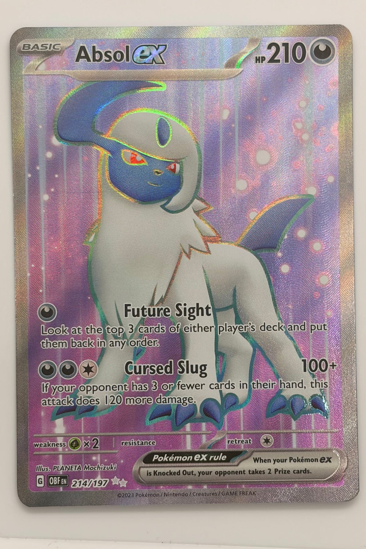 214/197 Absol ex - Ultra Rare