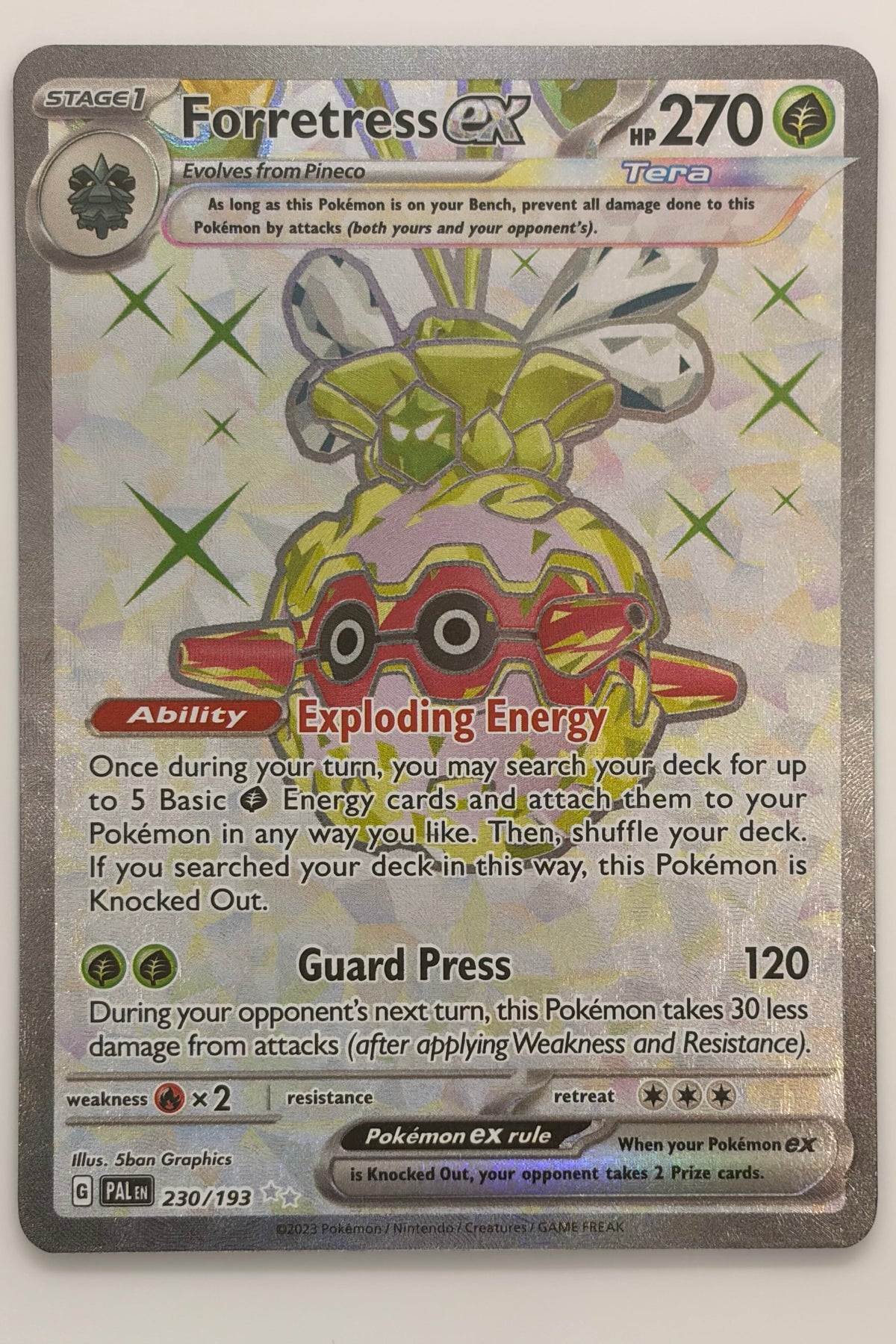 230/193 Forretress ex - Ultra Rare