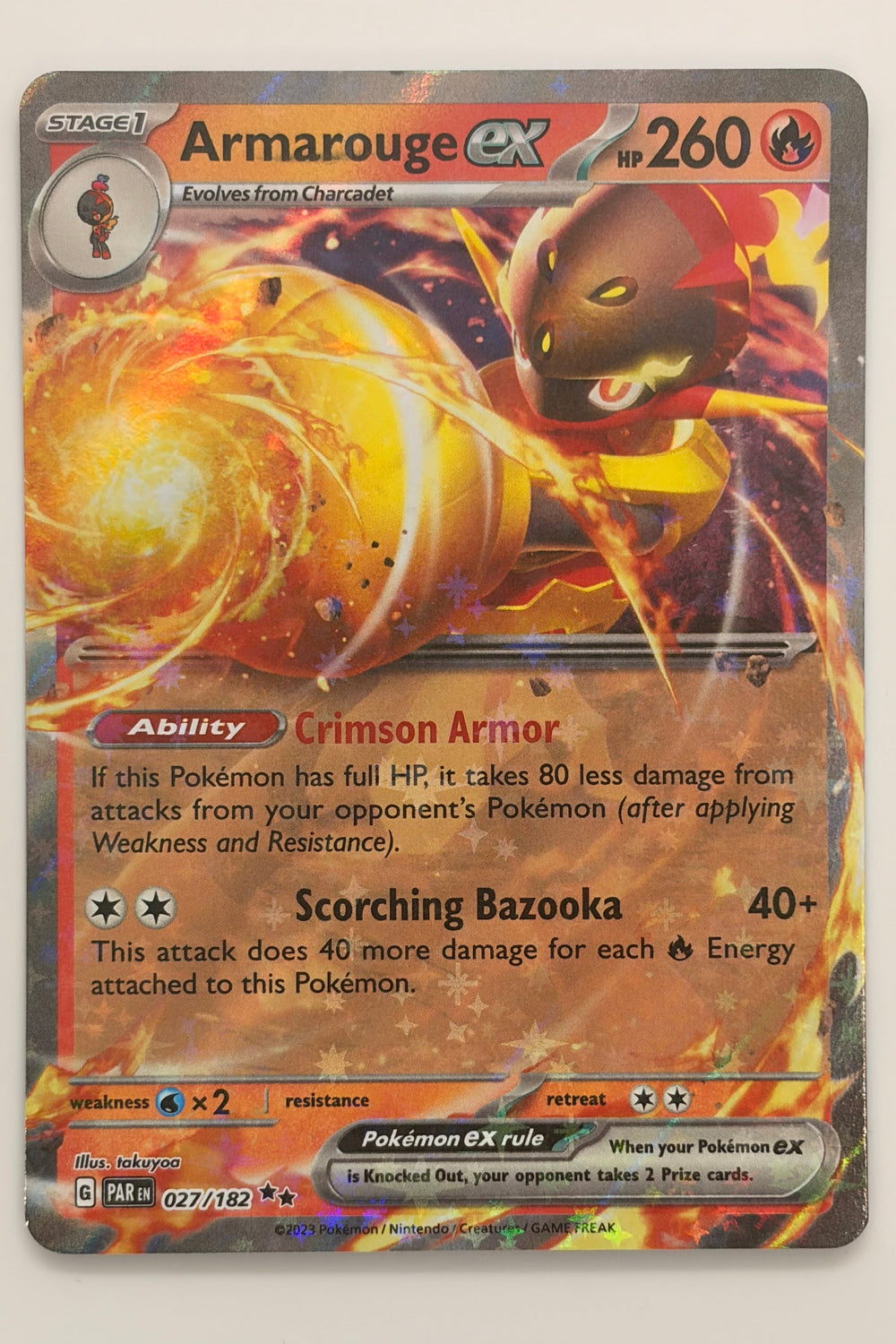 027/182 Armarouge ex - Double Rare