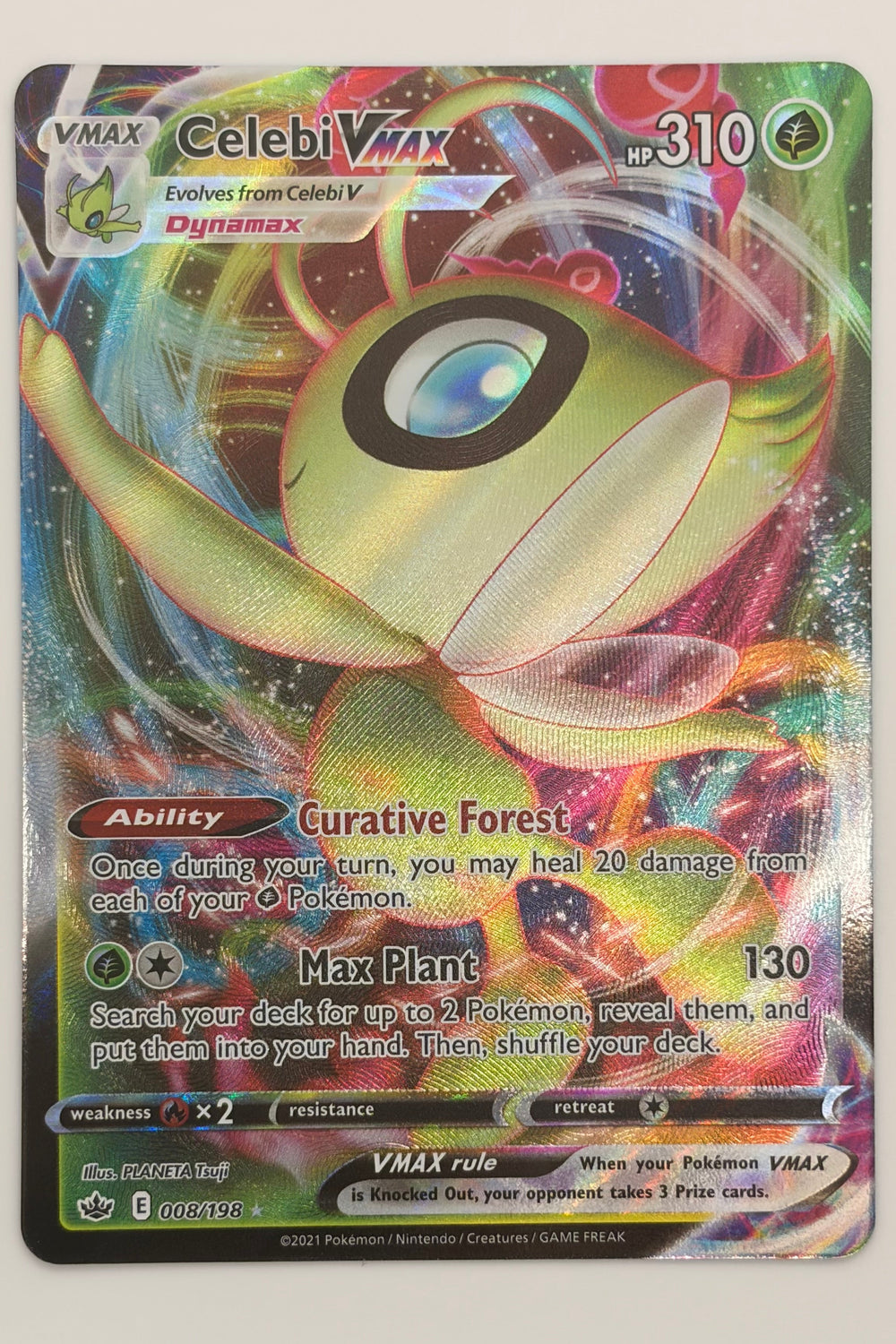 008/198 Celebi VMAX - Rare Holo VMAX