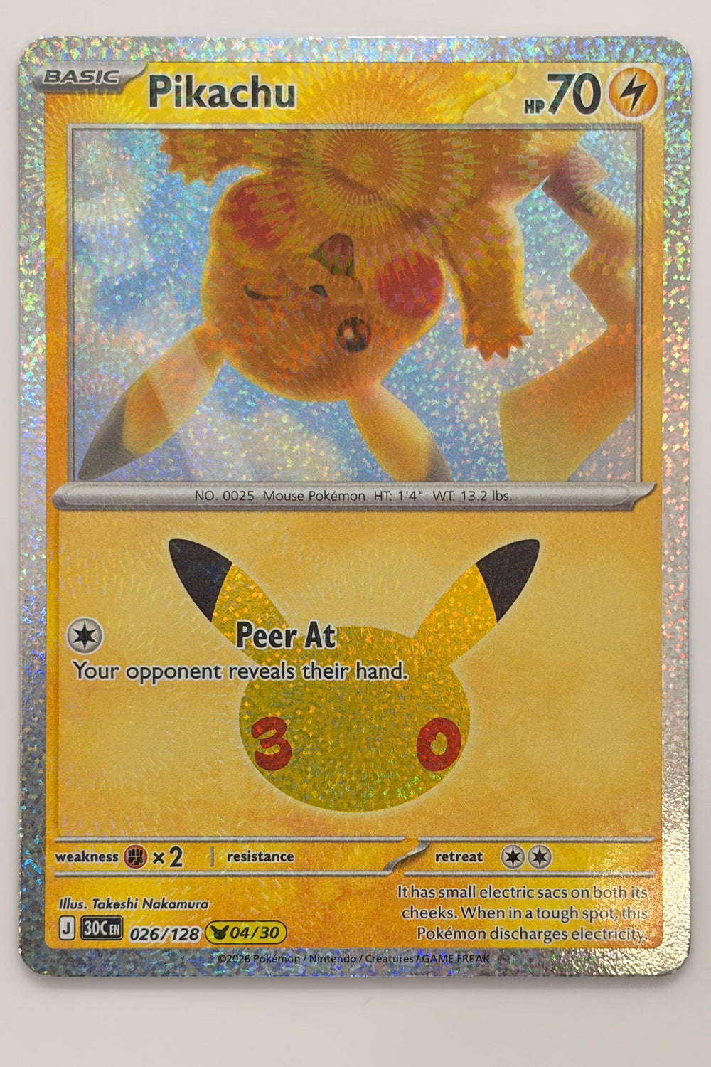 026/128 Pikachu - None