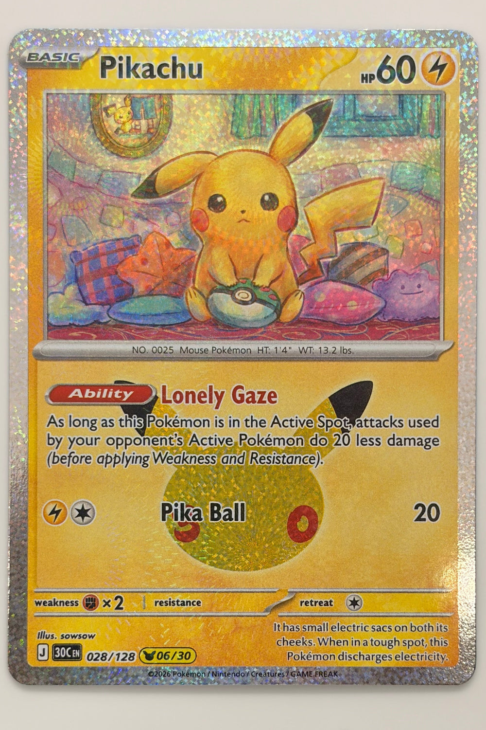 028/128 Pikachu - None