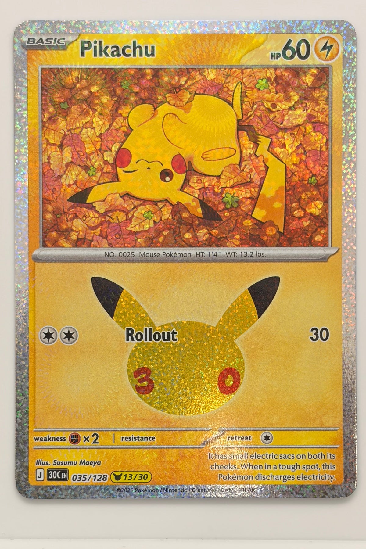 035/128 Pikachu - Pikachu Rare