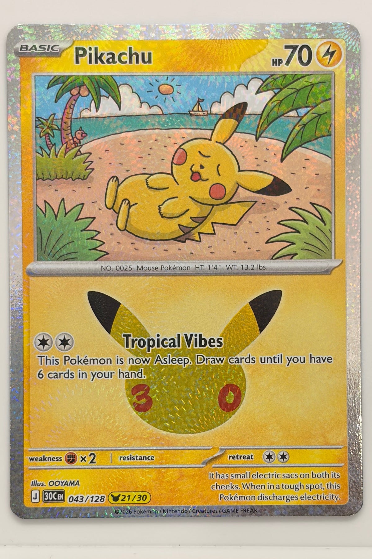 043/128 Pikachu - None