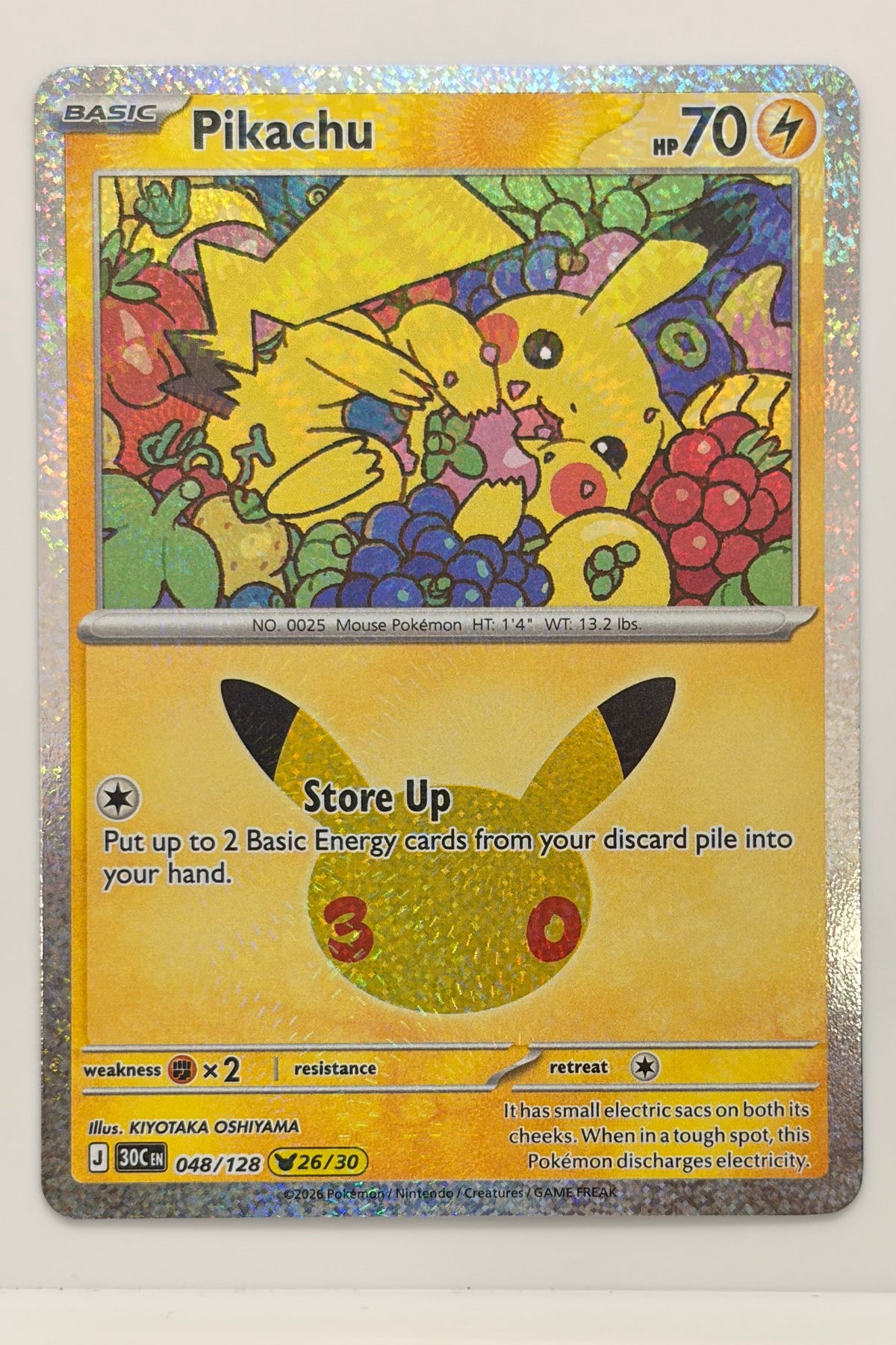 048/128 Pikachu - Pikachu Rare