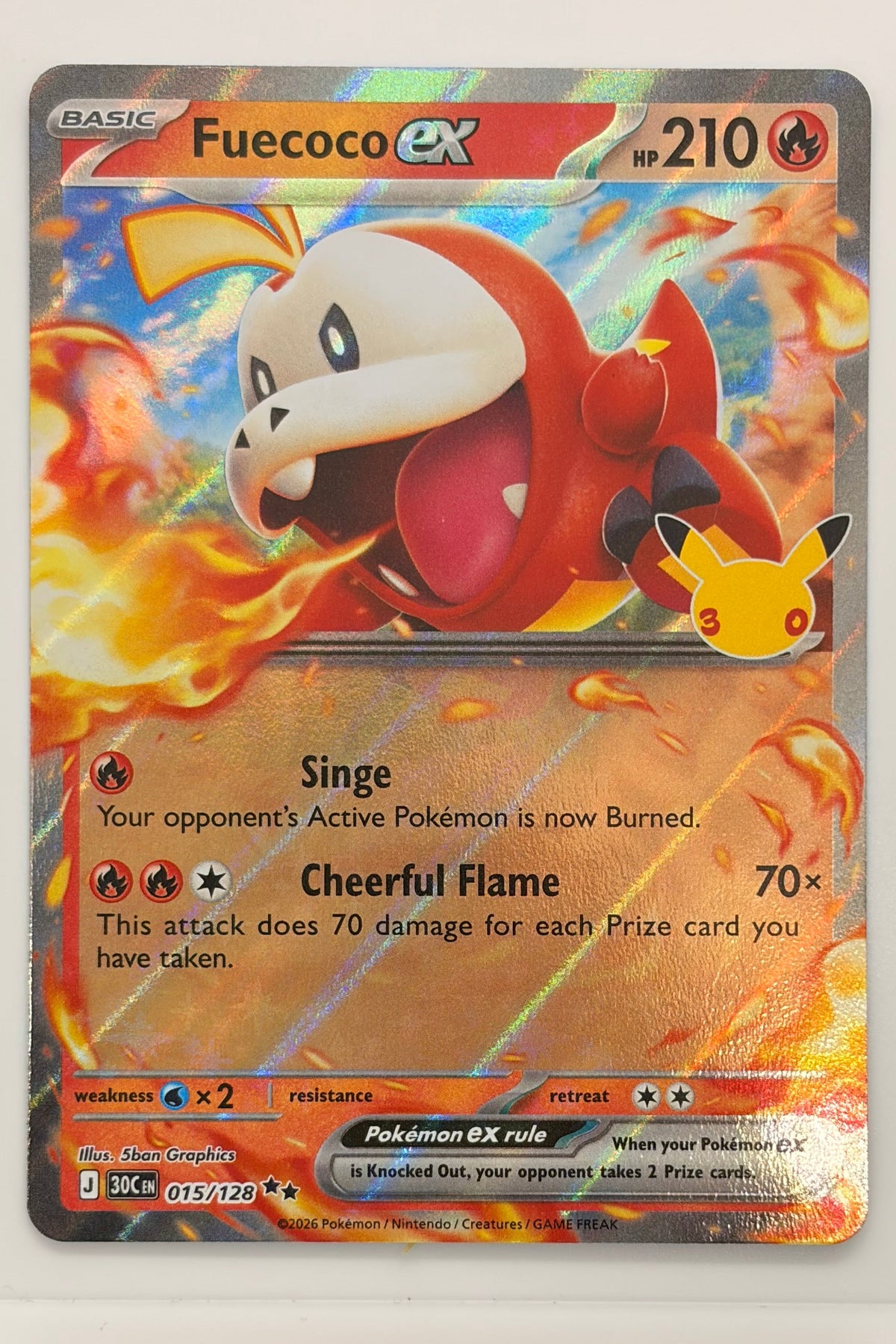 015/128 Fuecoco ex - Double Rare