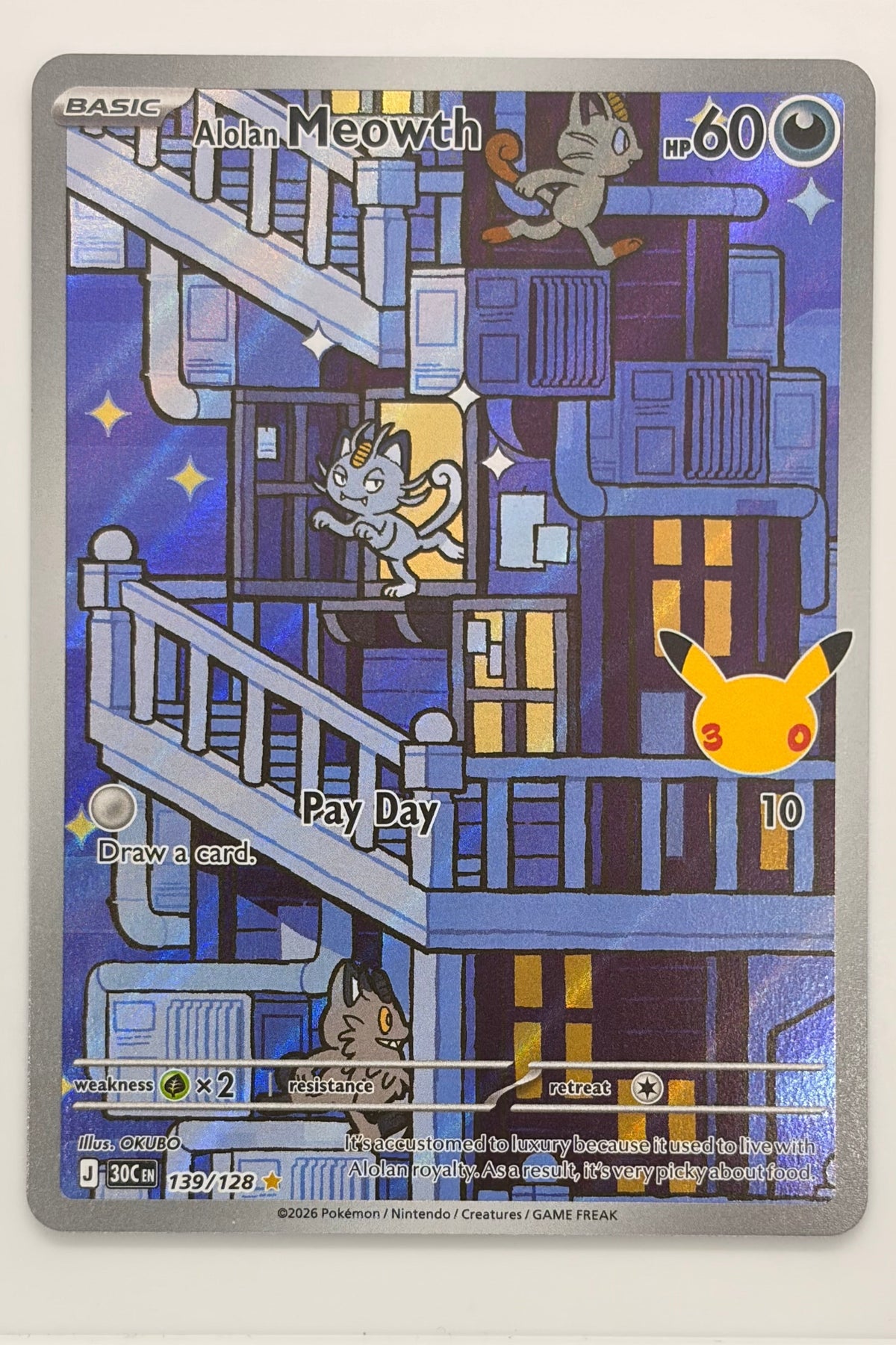 139/128 Alolan Meowth - Common