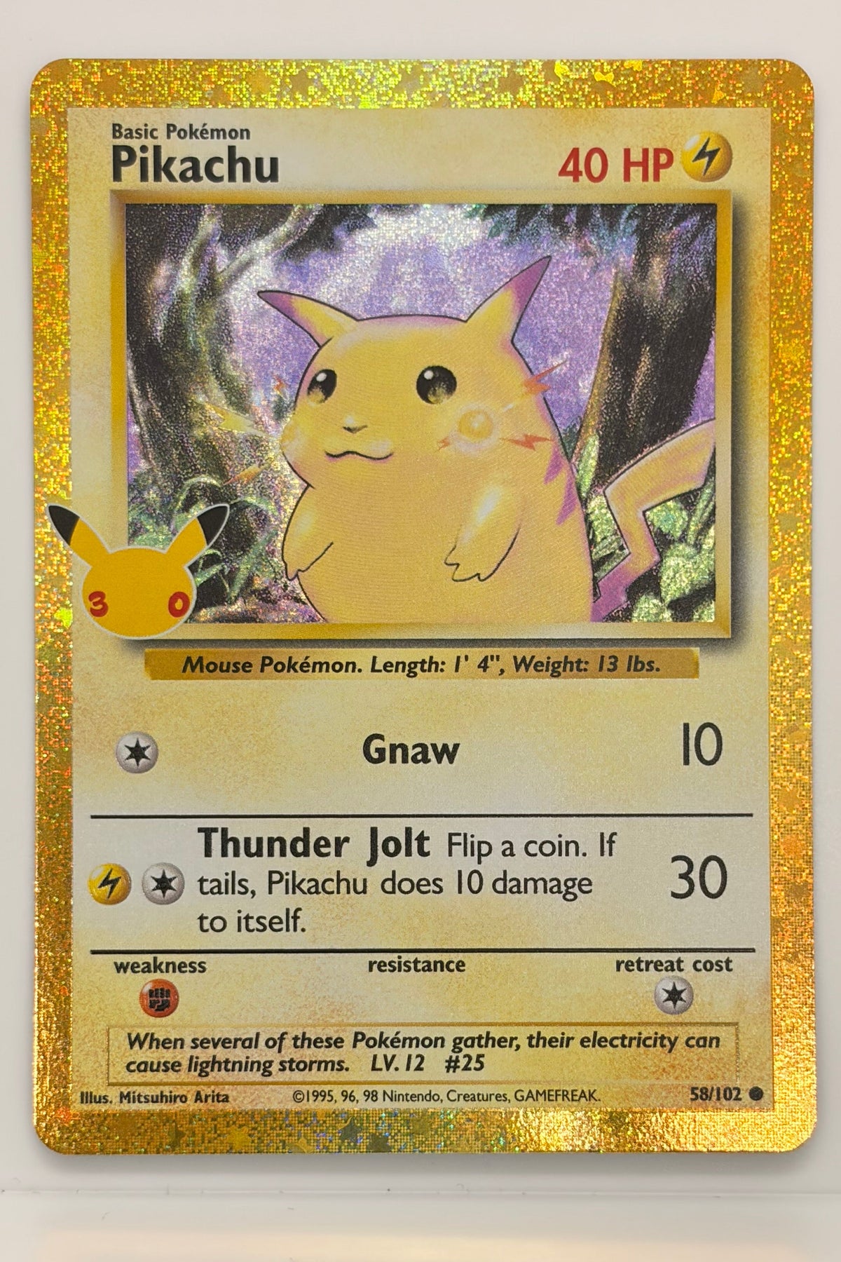 58/102 Pikachu - 30th Celebration Classic Collection