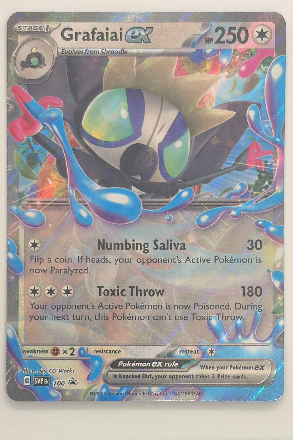 Grafaiai EX SVP 100 -  Black Star Promo NM