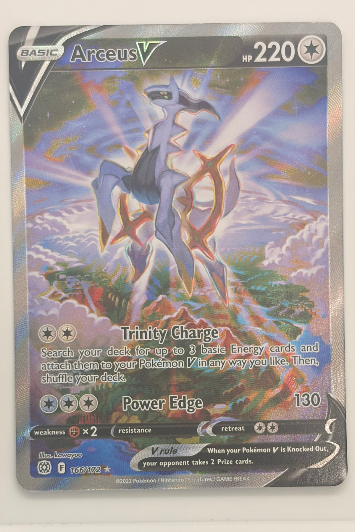 166/172 Arceus V - Rare Ultra