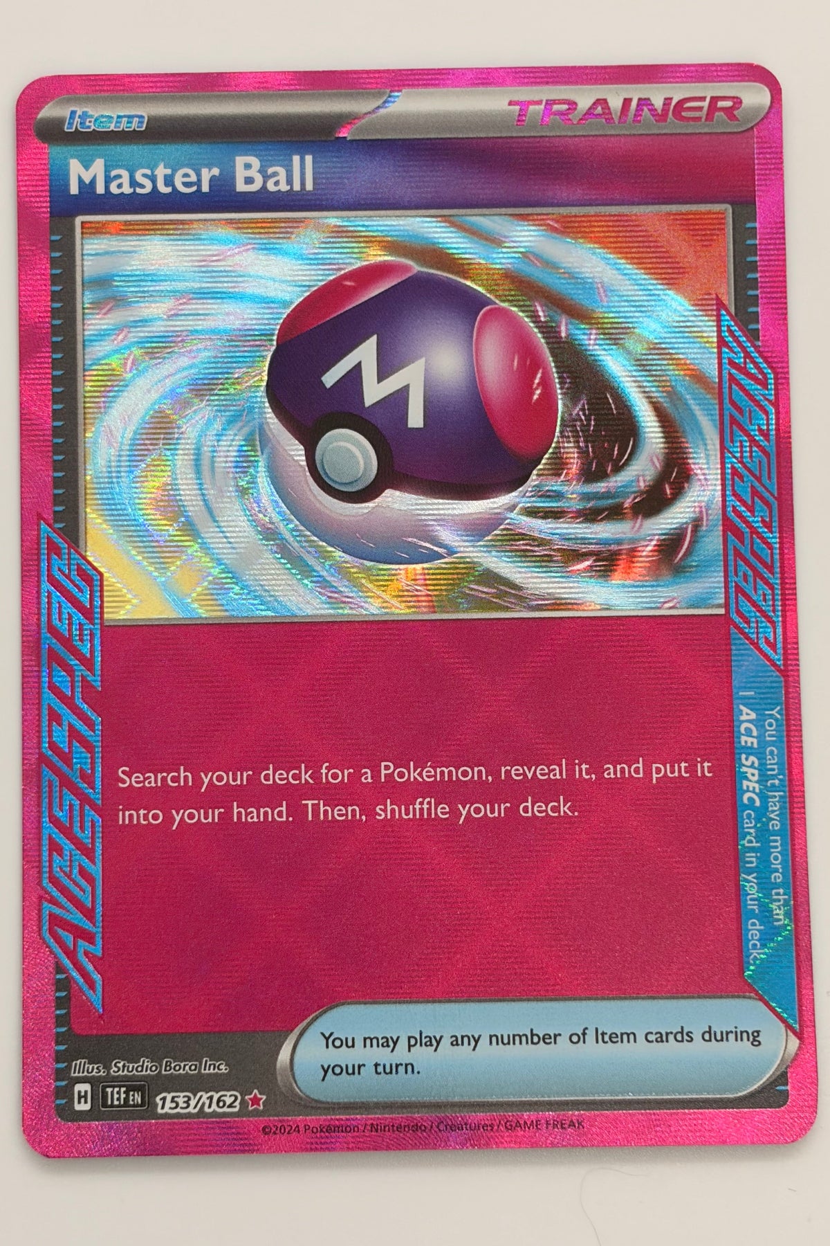 153/162 Master Ball - ACE SPEC Rare