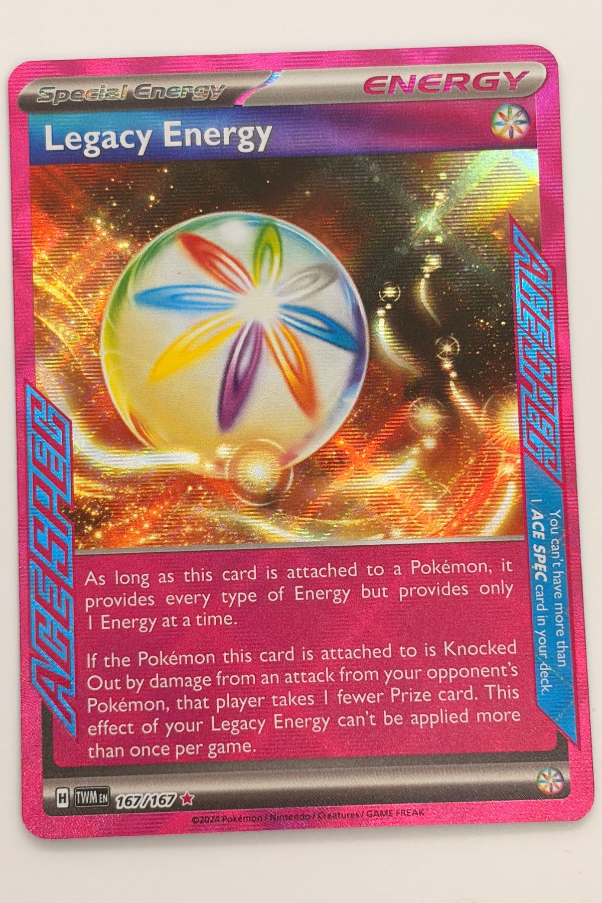 167/167 Legacy Energy - ACE SPEC Rare