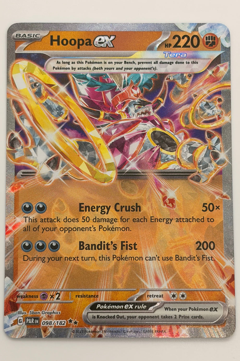 098/182 Hoopa ex - Double Rare