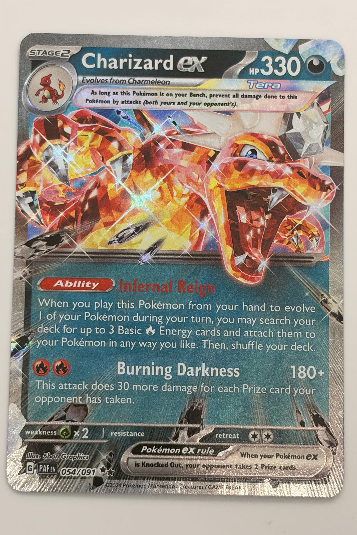054/091 Charizard ex - Double Rare LP