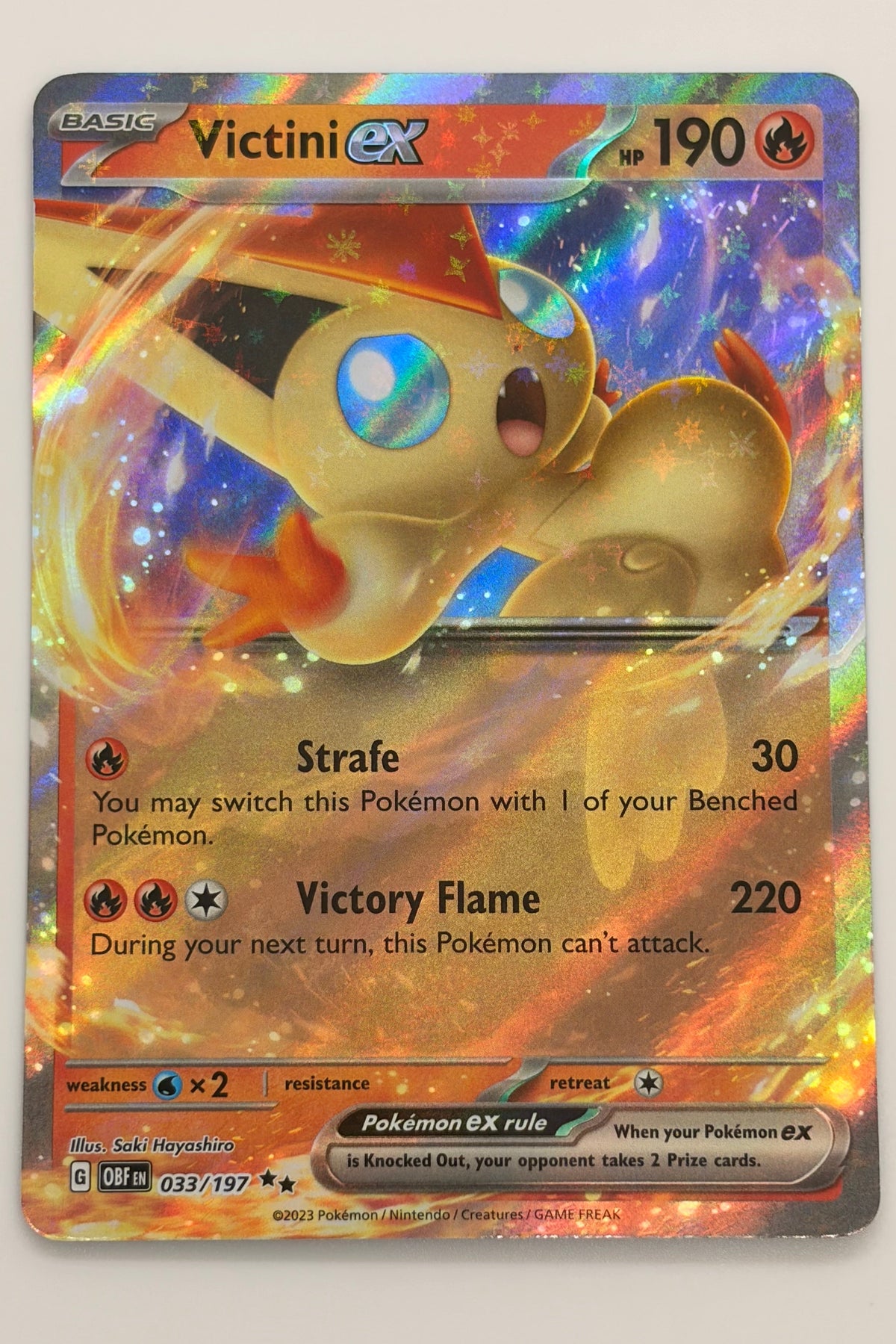 033/197 Victini ex - Double Rare LP