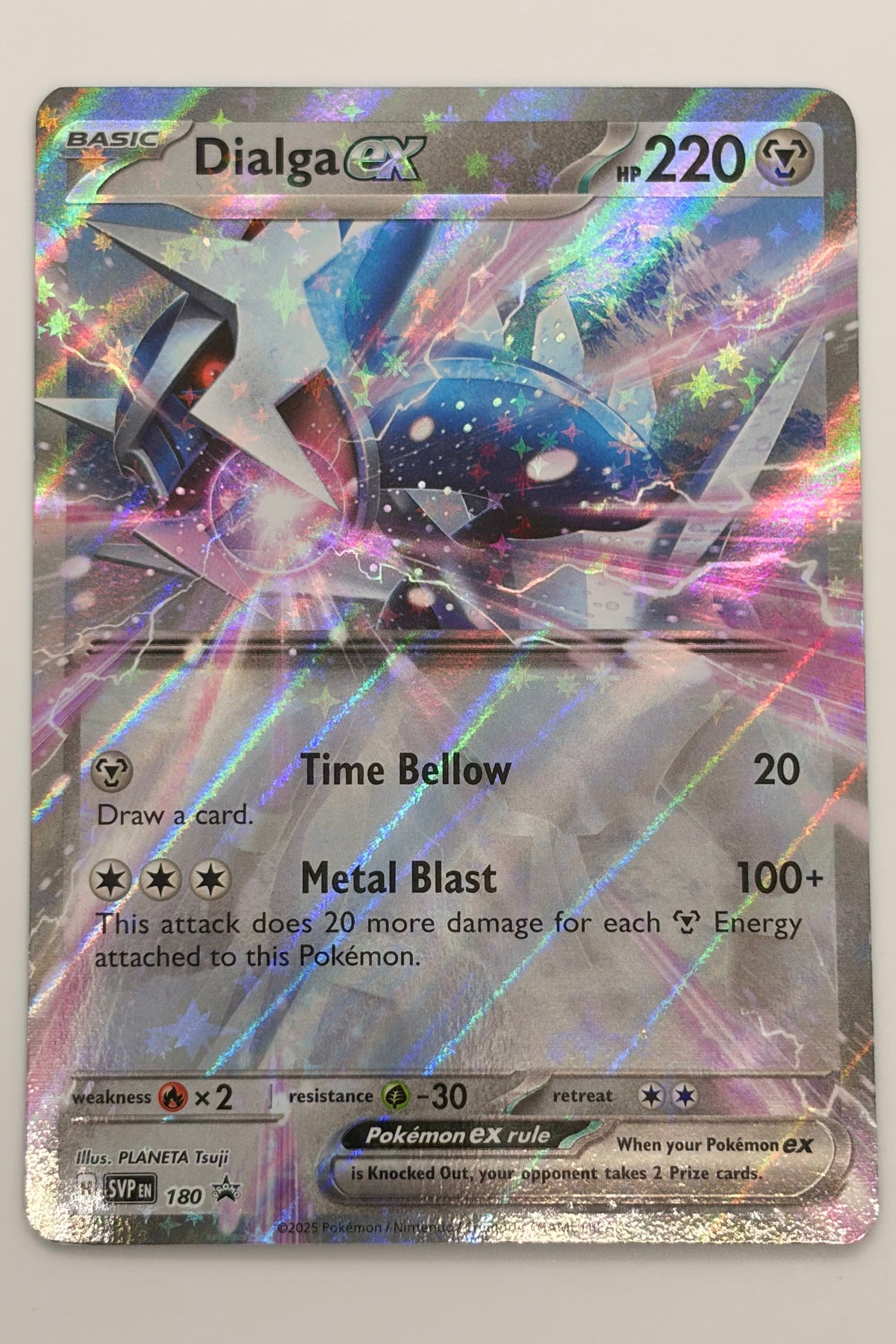 Dialga EX SVP180 -  Black Star Promo LP