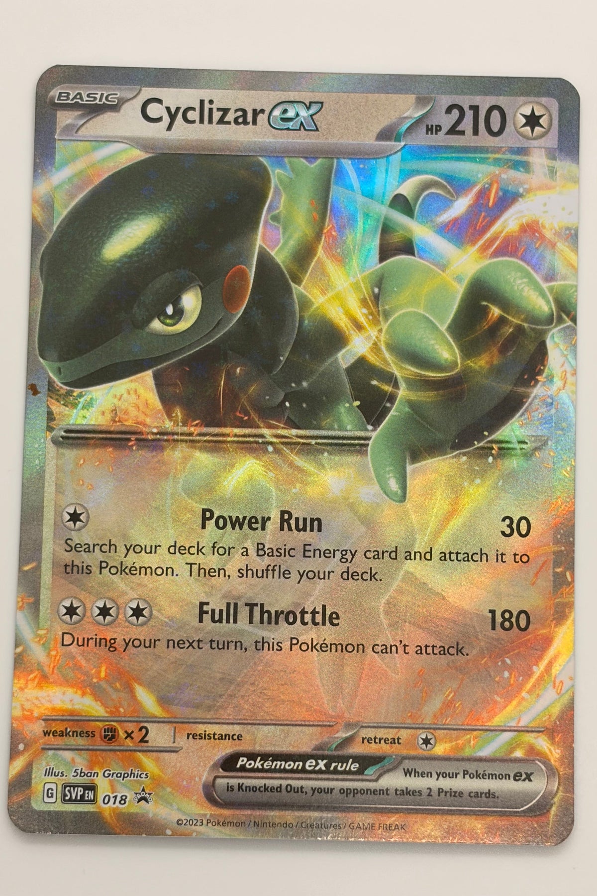 Cyclizar EX SVP018 -  Black Star Promo