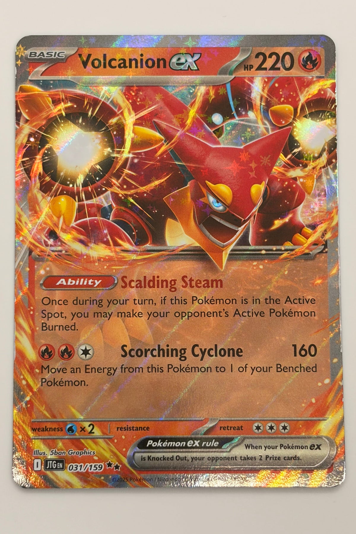 031/159 Volcanion ex - Double Rare