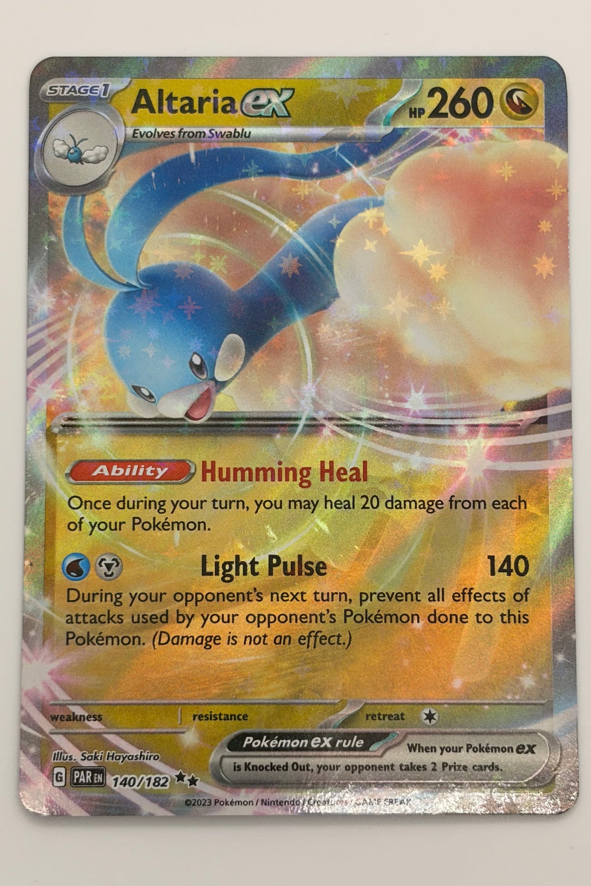 140/182 Altaria ex - Double Rare LP