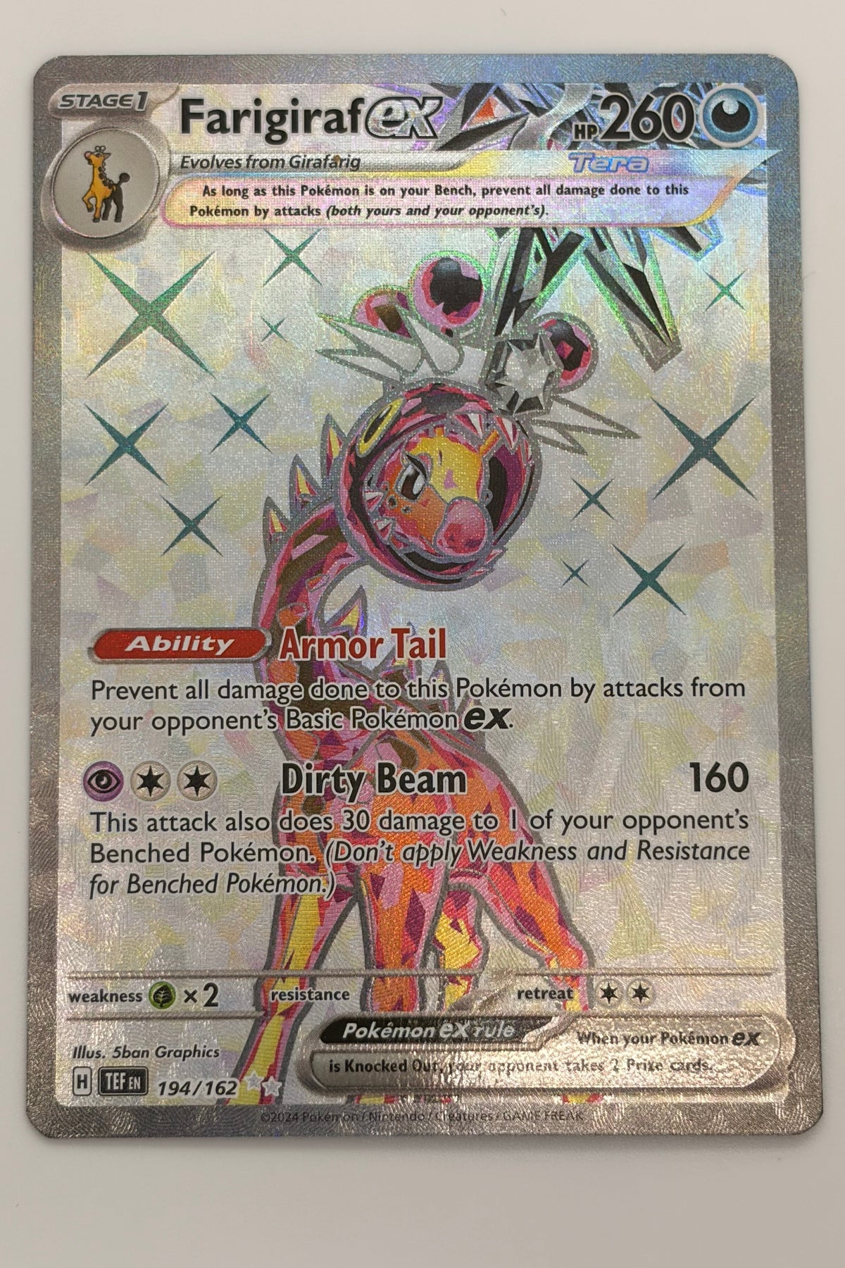 194/162 Farigiraf ex - Ultra Rare
