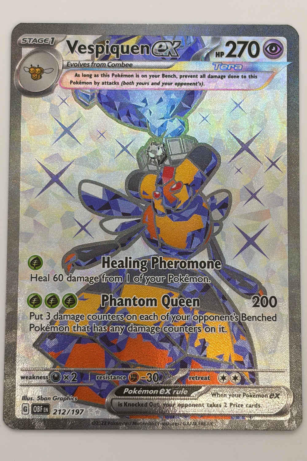 212/197 Vespiquen ex - Ultra Rare