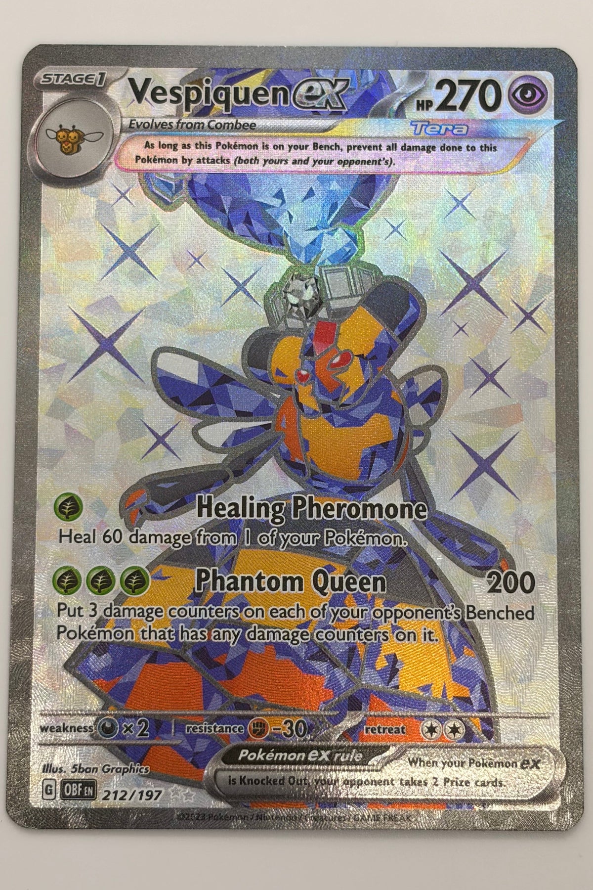 212/197 Vespiquen ex - Ultra Rare