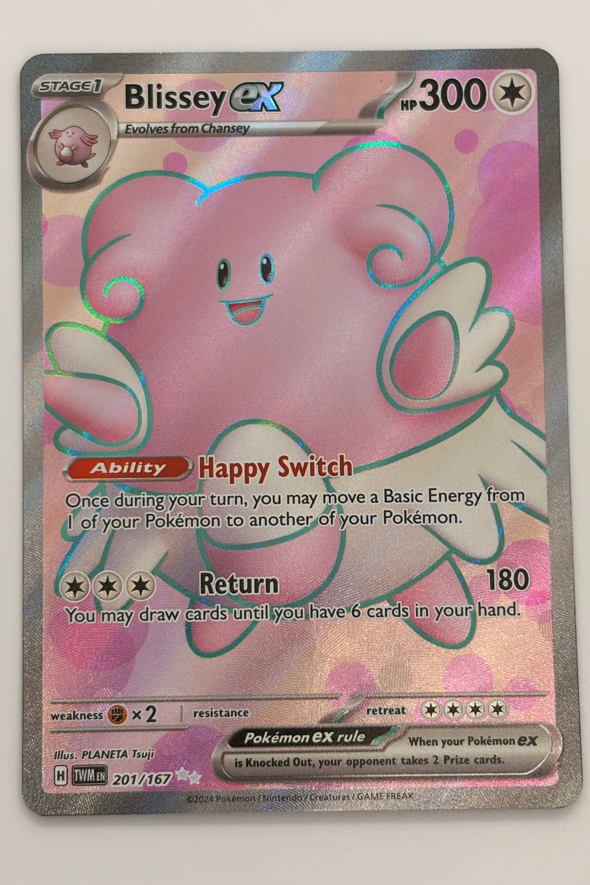 201/167 Blissey ex - Ultra Rare