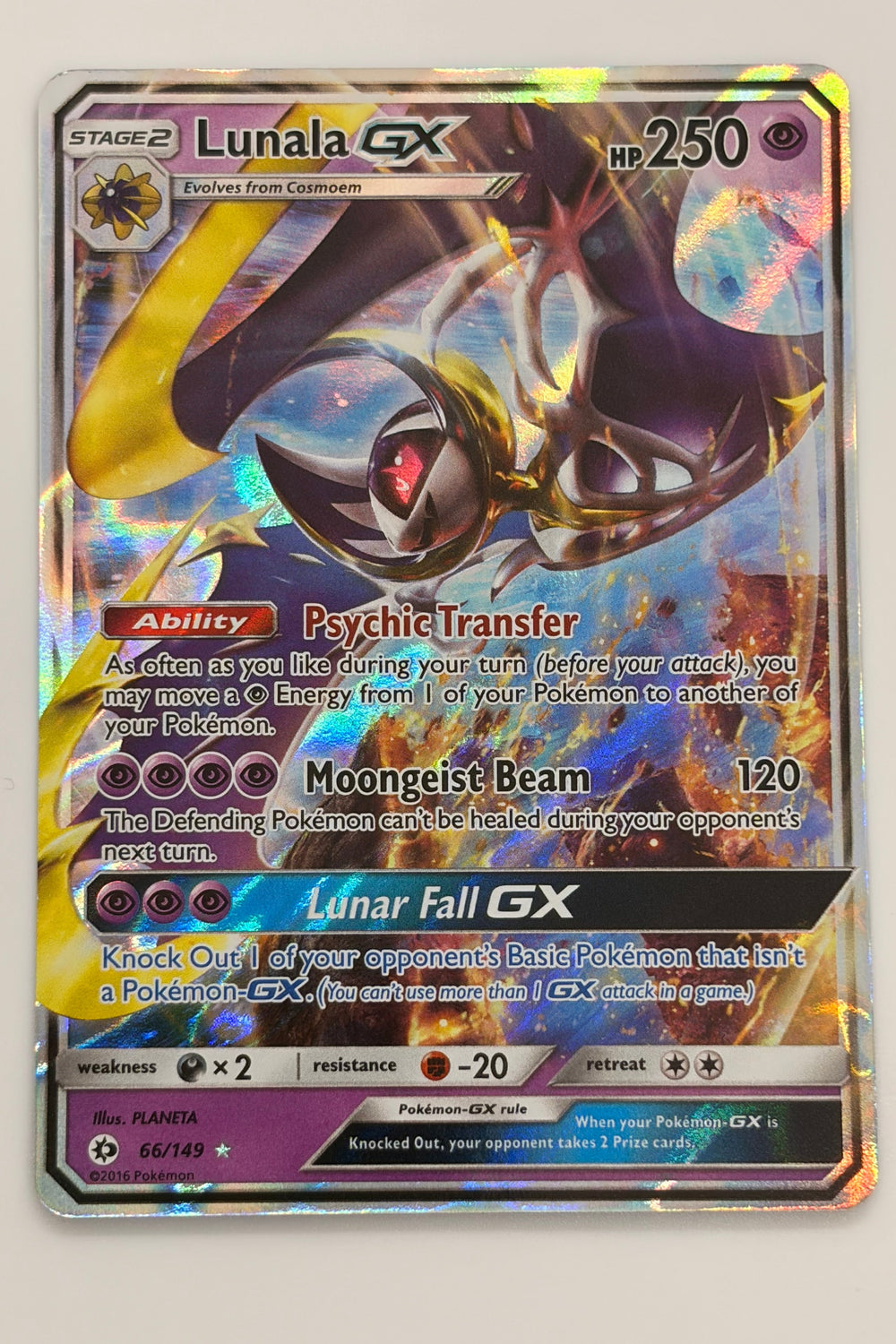 066/149 Lunala GX - Ultra Rare