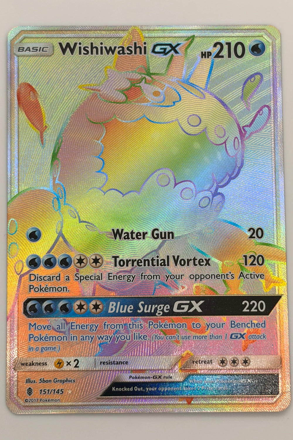 151/145 Wishiwashi GX (Secret) - Secret Rare LP