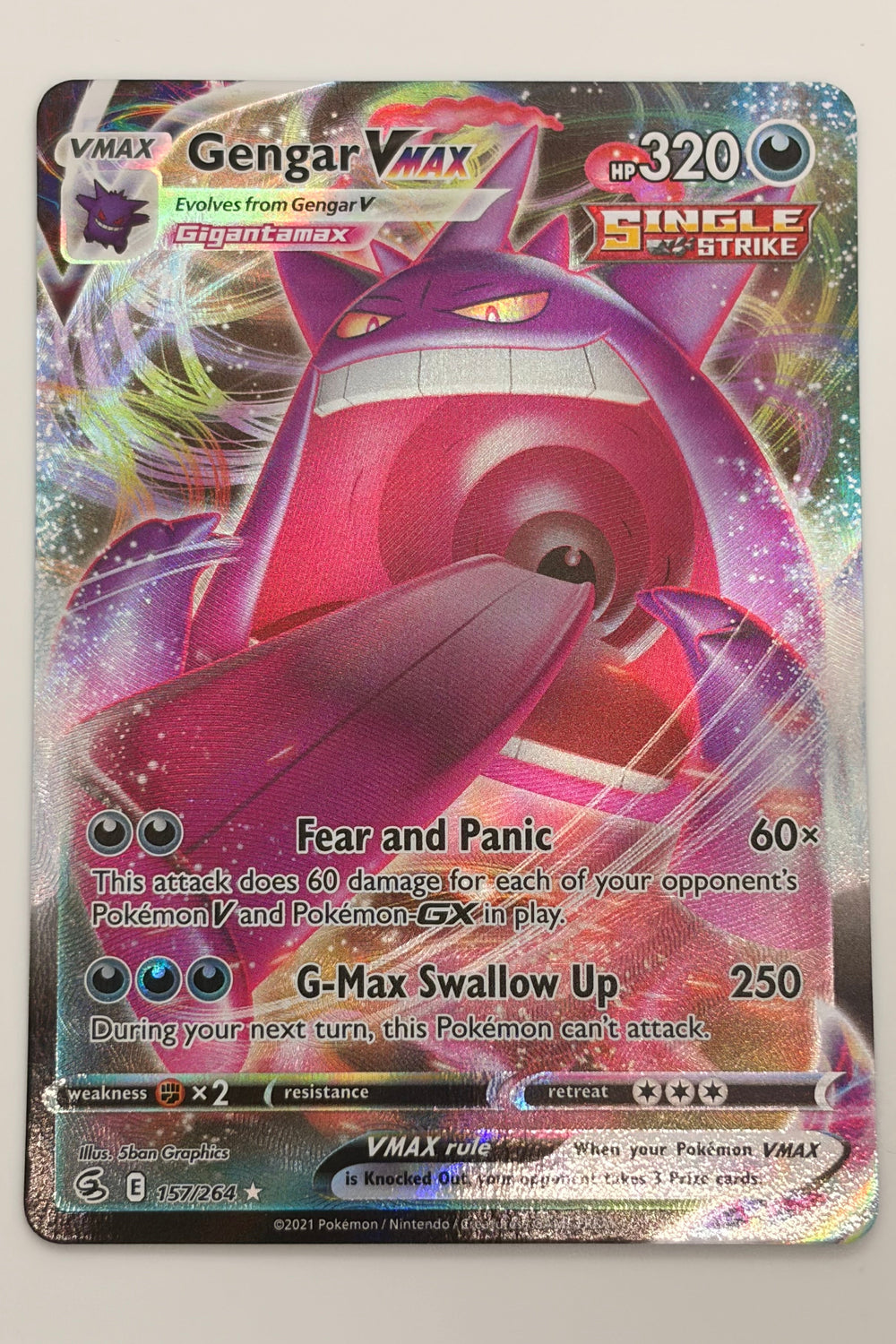 157/264 Gengar VMAX - Rare Holo VMAX