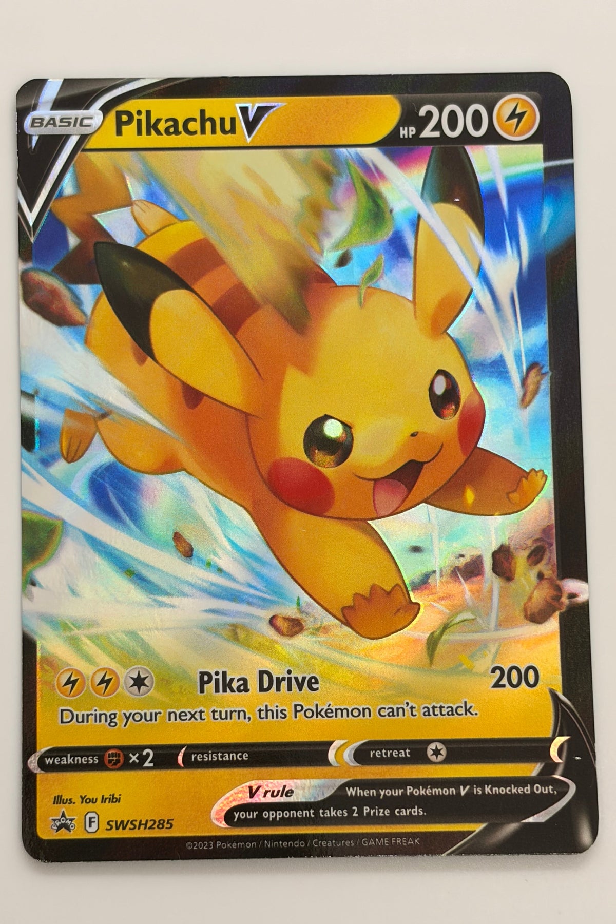 Pikachu V- SWSH285 - Black Star Promo NM