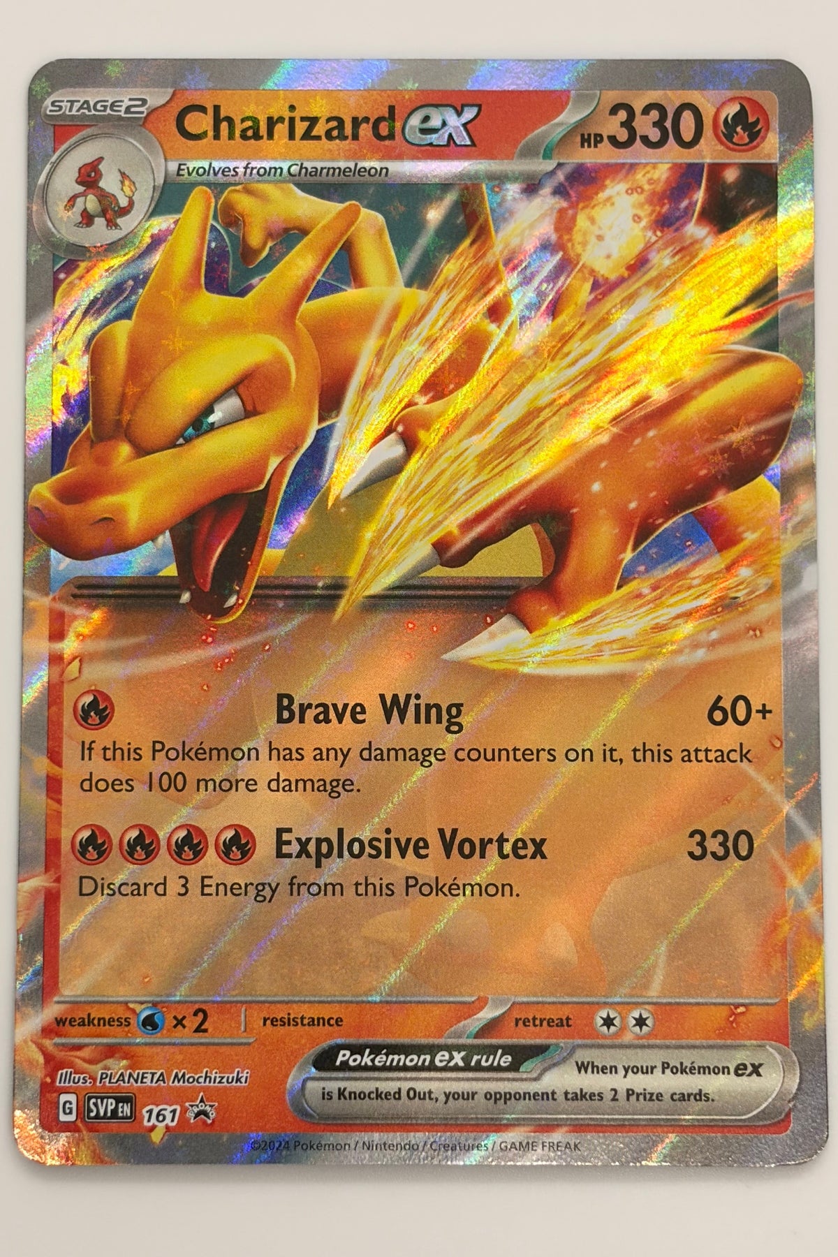 Charizard EX SVP 161 -  Black Star Promo LP
