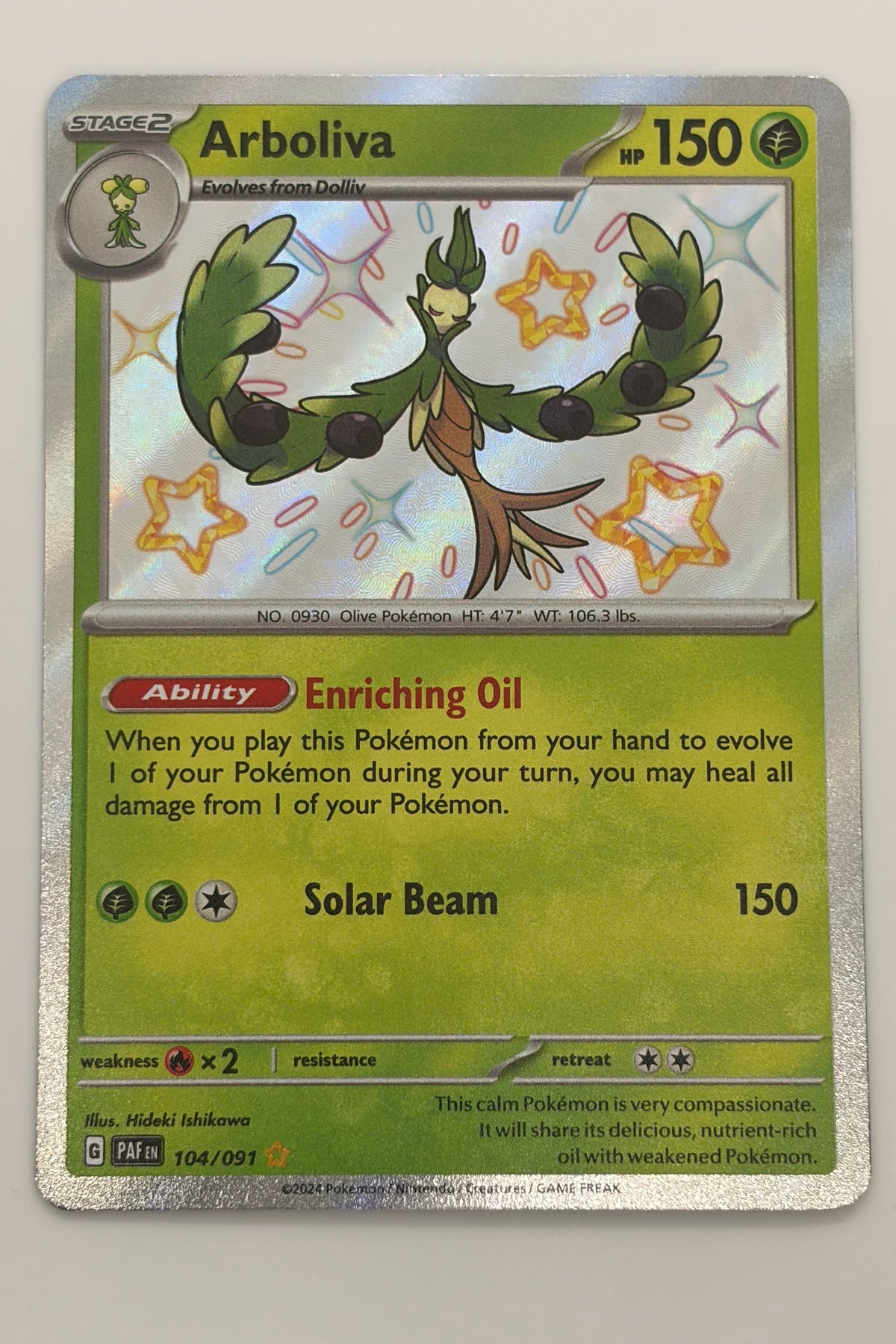 104/091 Arboliva - Shiny Rare