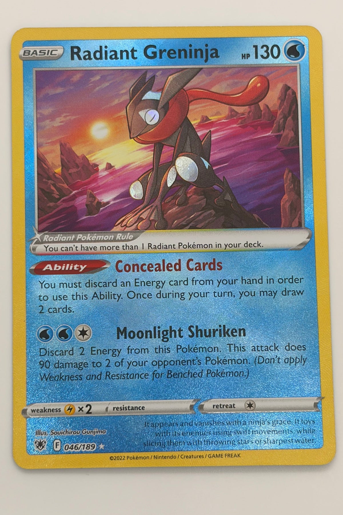 046/189 Radiant Greninja - Rare Radiant