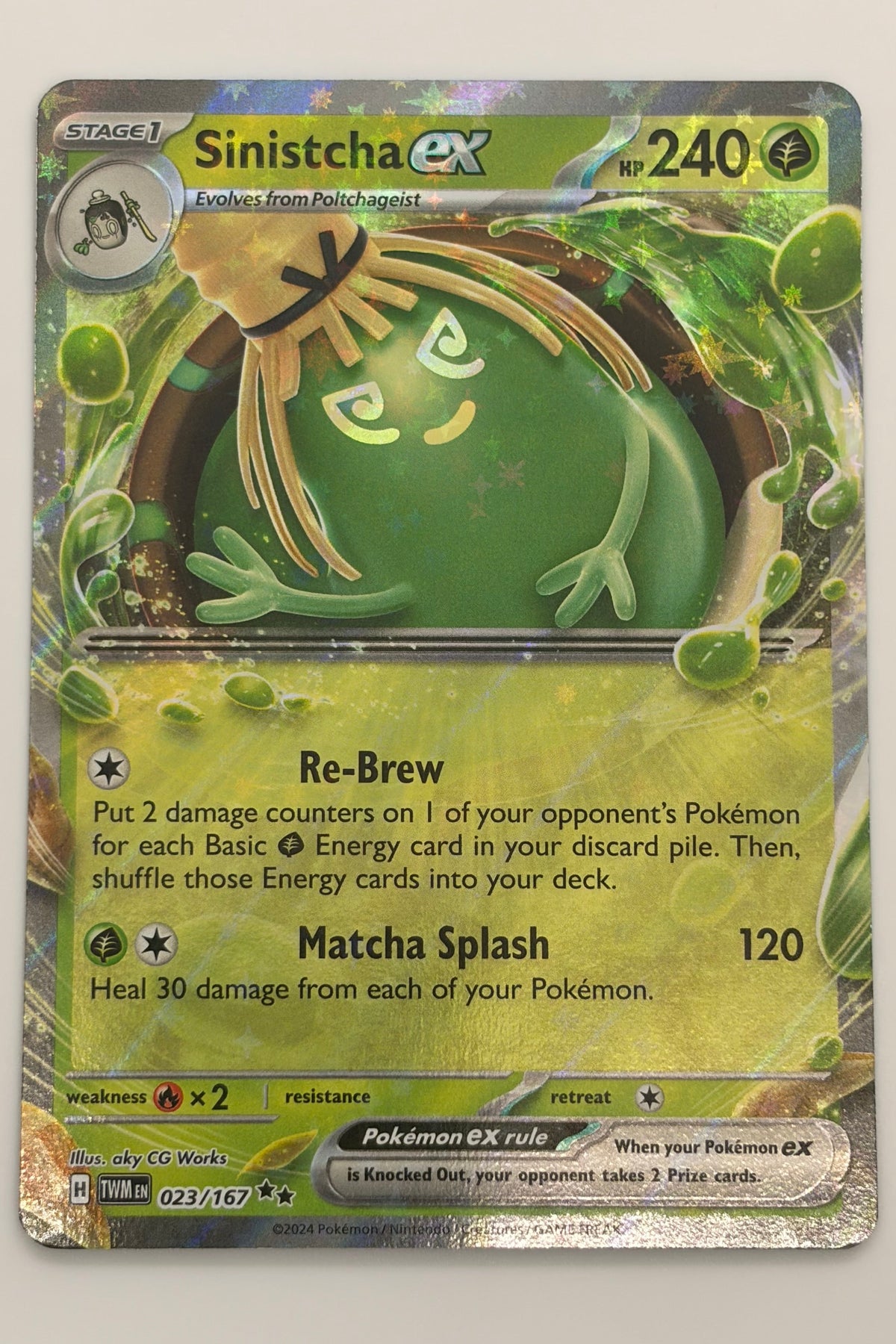 023/167 Sinistcha ex - Double Rare