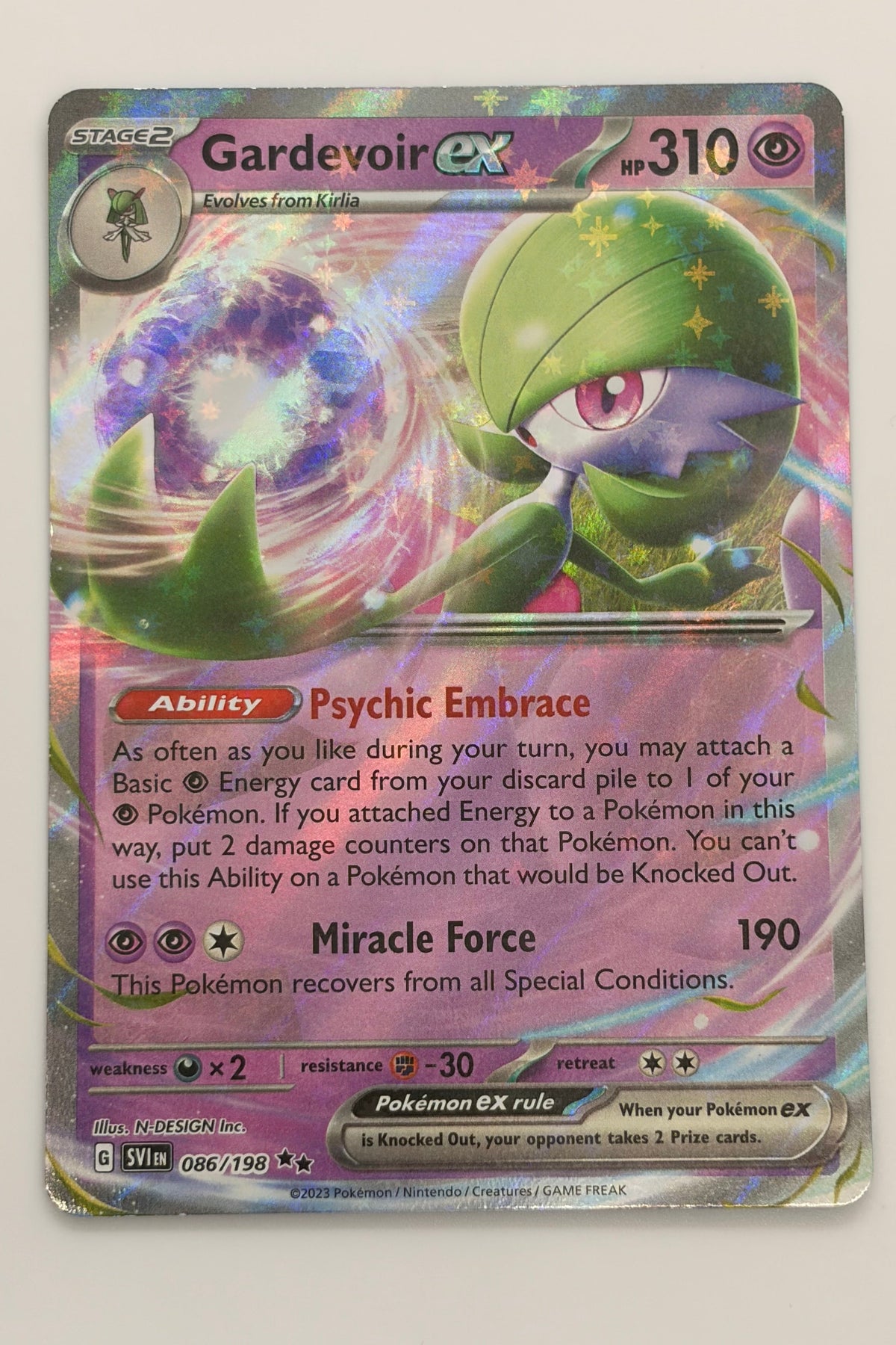 086/198 Gardevoir ex - Double Rare