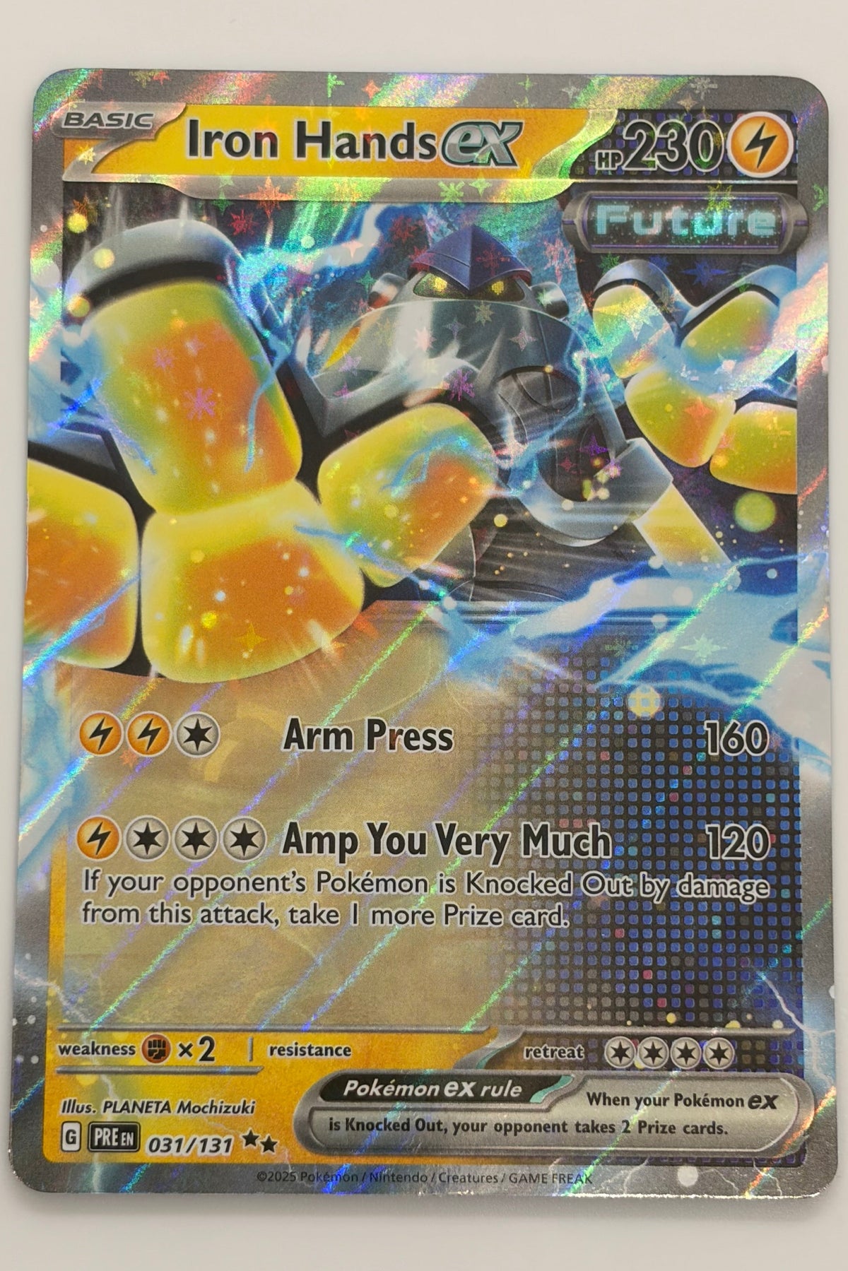 031/131 Iron Hands ex - Double Rare